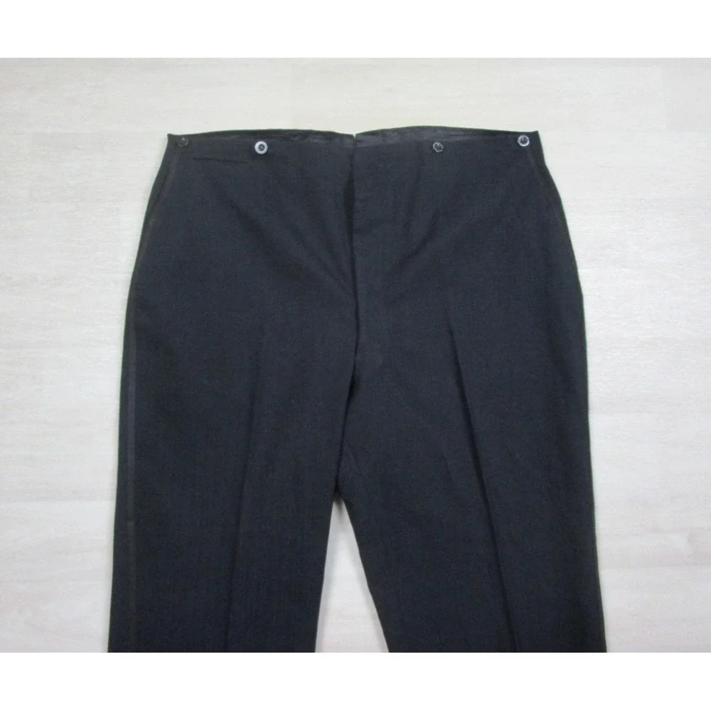 Antique Mens Wool Trousers Edwardian Tailored Pants 1912 Thomas A Brook Boston